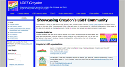Desktop Screenshot of lgbt-croydon.org.uk